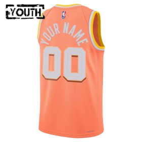 Canotte Bambino Cleveland Cavaliers Personalizzate Nike 2025-26 City Edition Arancia Swingman